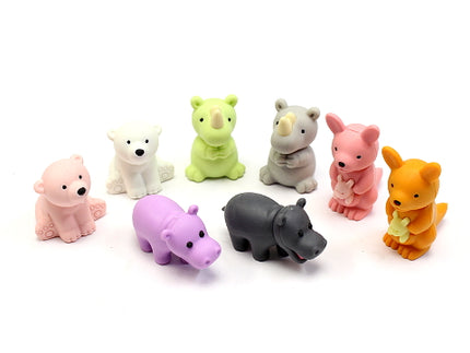 Iwako Assorted Eraser Wild Animal