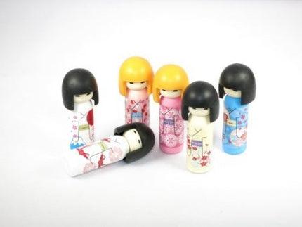 Iwako Assorted Eraser Kokeshi Japanese Doll