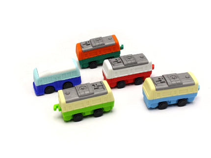 Iwako Assorted Eraser Train & Bus