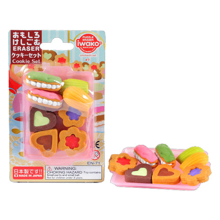 Iwako Blister Eraser Cookie Set (pack of 10)