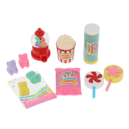 Iwako Blister Eraser Pop Sweets (pack of 10)