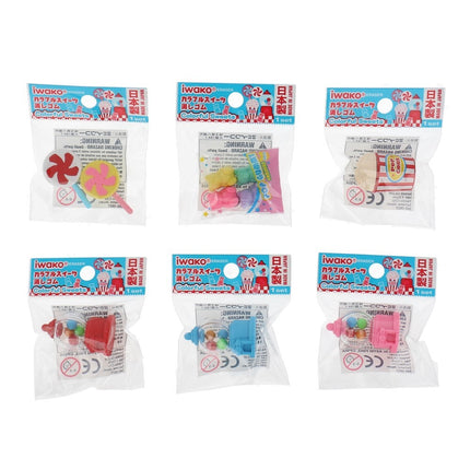 Iwako Assorted Eraser Colorful Sweets