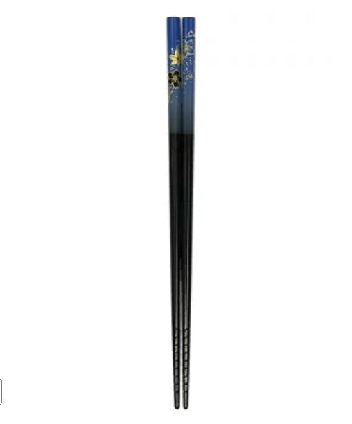 Chopsticks - Hana Yuzen Navy 22.5cm (Pack of 20)