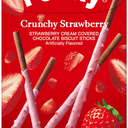 GLICO Crunchy Strawberry (Pack of 10)