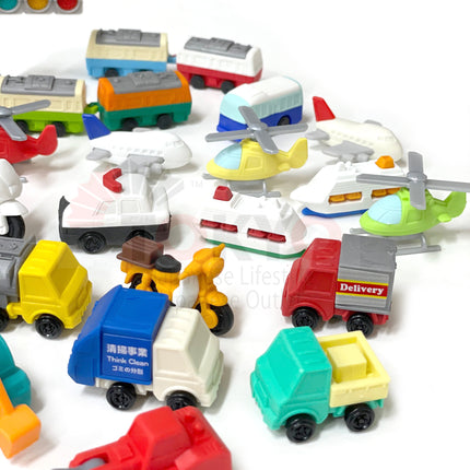 Iwako Assorted Eraser Vehicle Collections