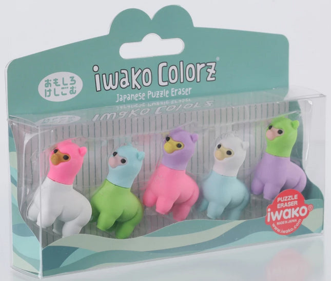 Iwako COLORZ Eraser Alpaca Llama