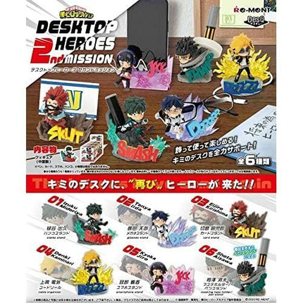 Re-Ment - My Hero Academia DESQ Desktop Heros 2nd Mission (Box of 6)