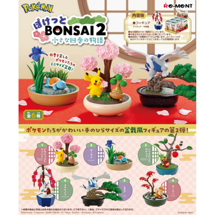 Re-Ment - Pokemon Pocket Bonsai 2 Little Stories in 4 Seasons (Pack of 6)