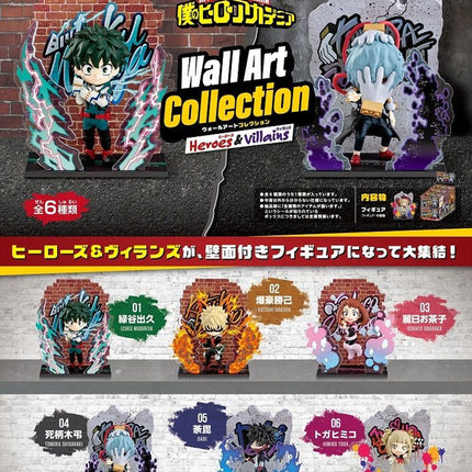 Re-Ment - Wall Art Collection -Heroes & Villains (Pack of 6)