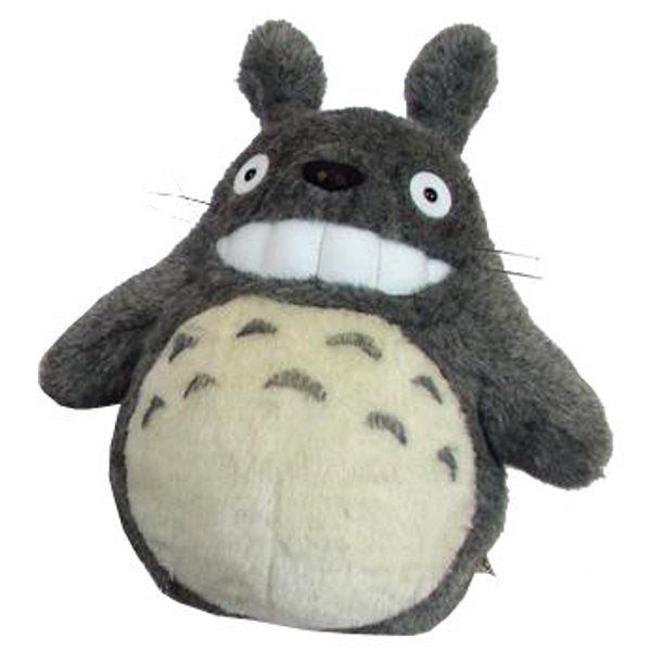 Small Totoro Dark Grey Smiling 6"