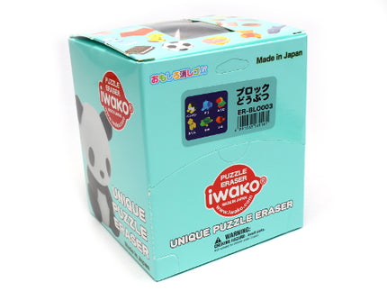 Iwako Assorted Eraser Block Animal