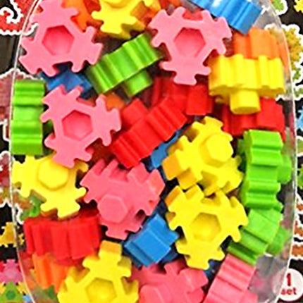 Iwako Blister Eraser Hexagon Puzzle (pack of 10)