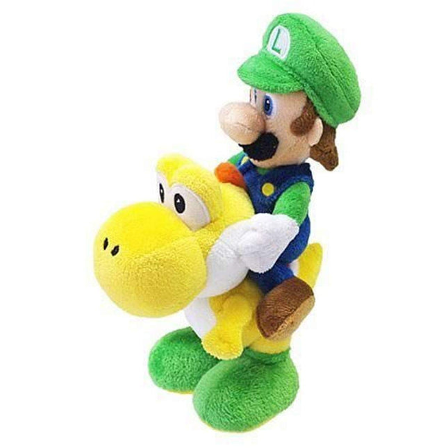 Mario: Luigi Riding Yoshi Plush