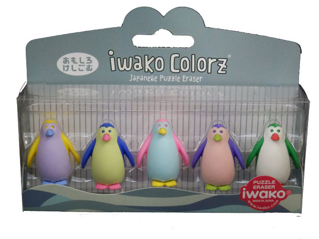 Iwako COLORZ Eraser Penguin