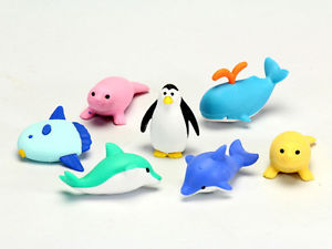 Iwako Assorted Eraser Marine Sea Animal No.1